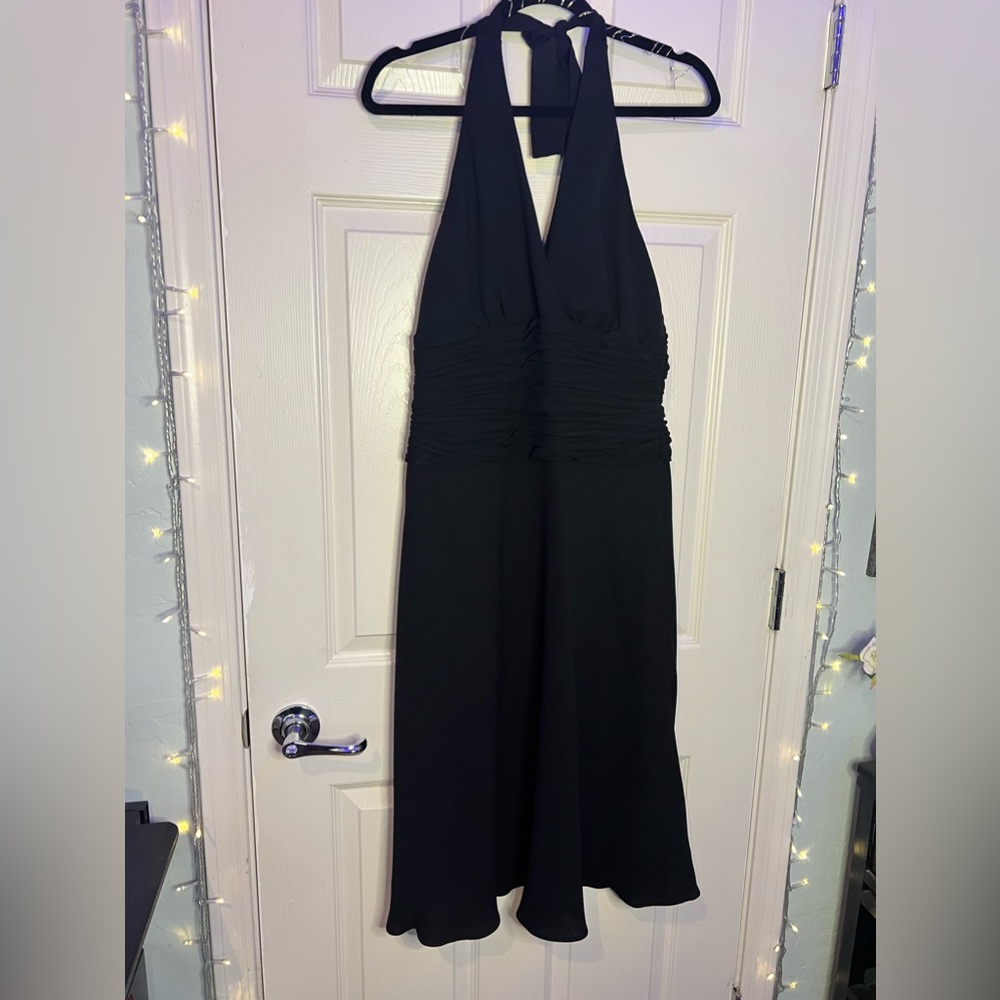 Black Jones New York Halter Dress Size 10